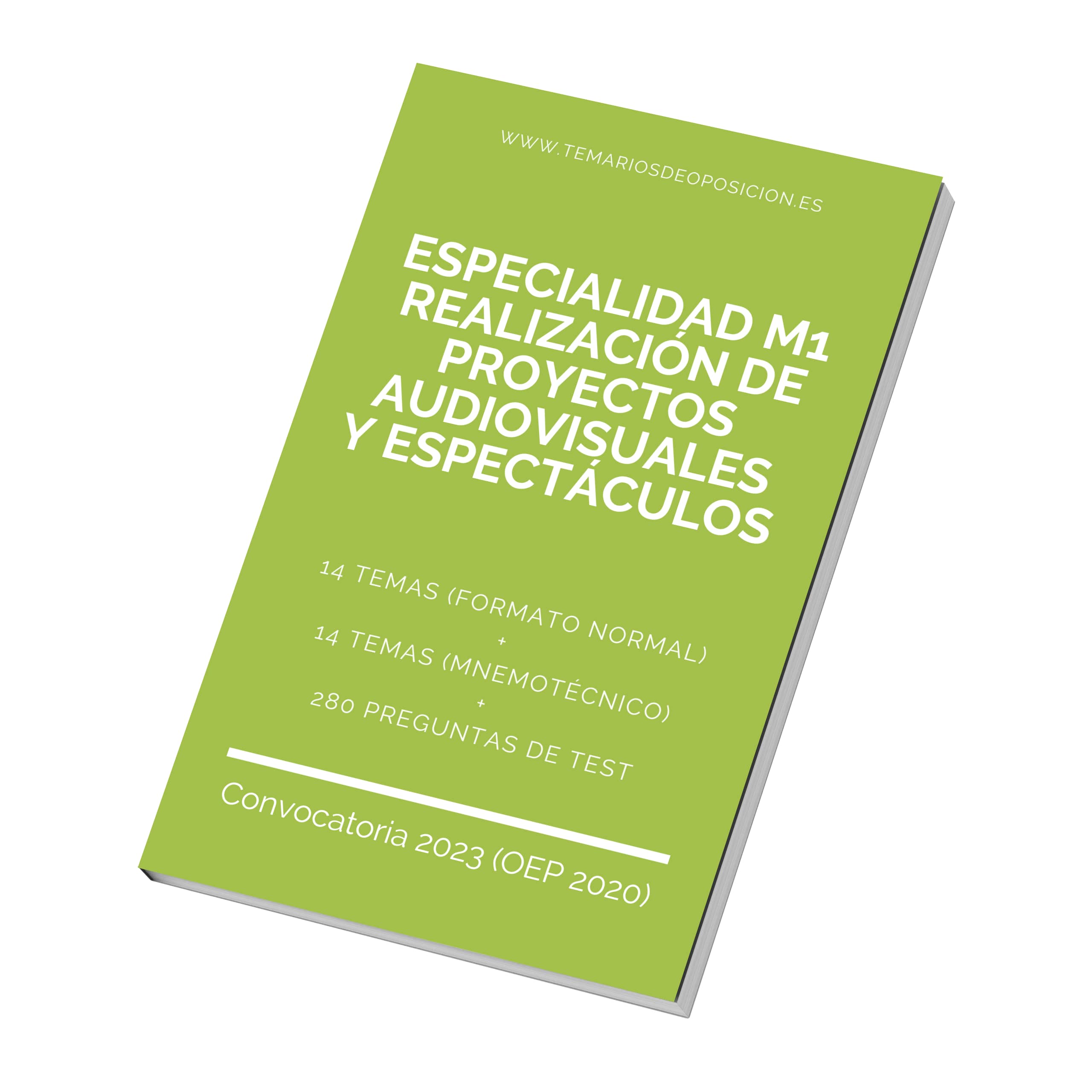 Temario M1  REALIZACIÓN DE PROYECTOS AUDIOVISUALES Y ESPECTÁCULOS (+Test)