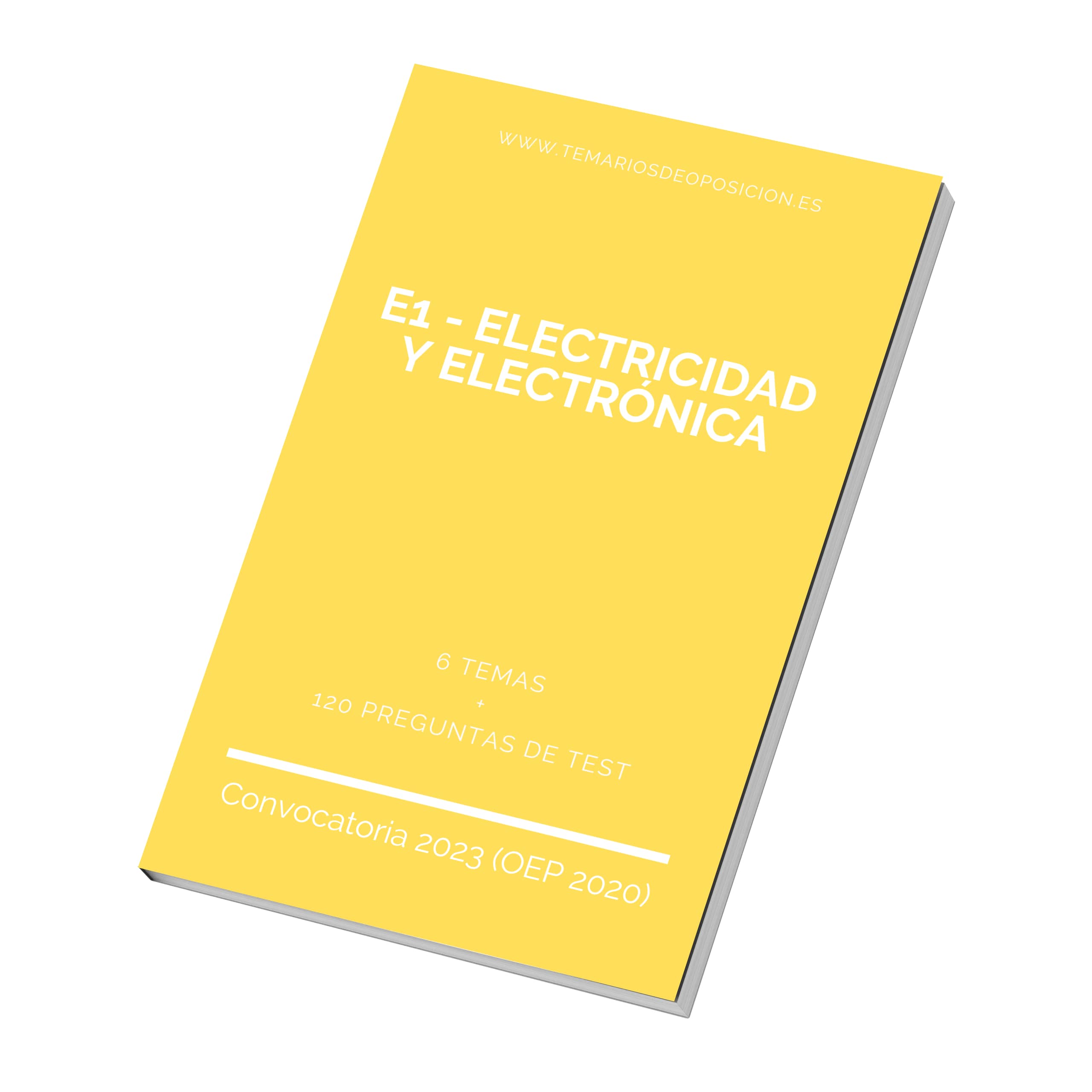 Temario de Oposición E1 - ELECTRICIDAD Y ELECTRÓNICA