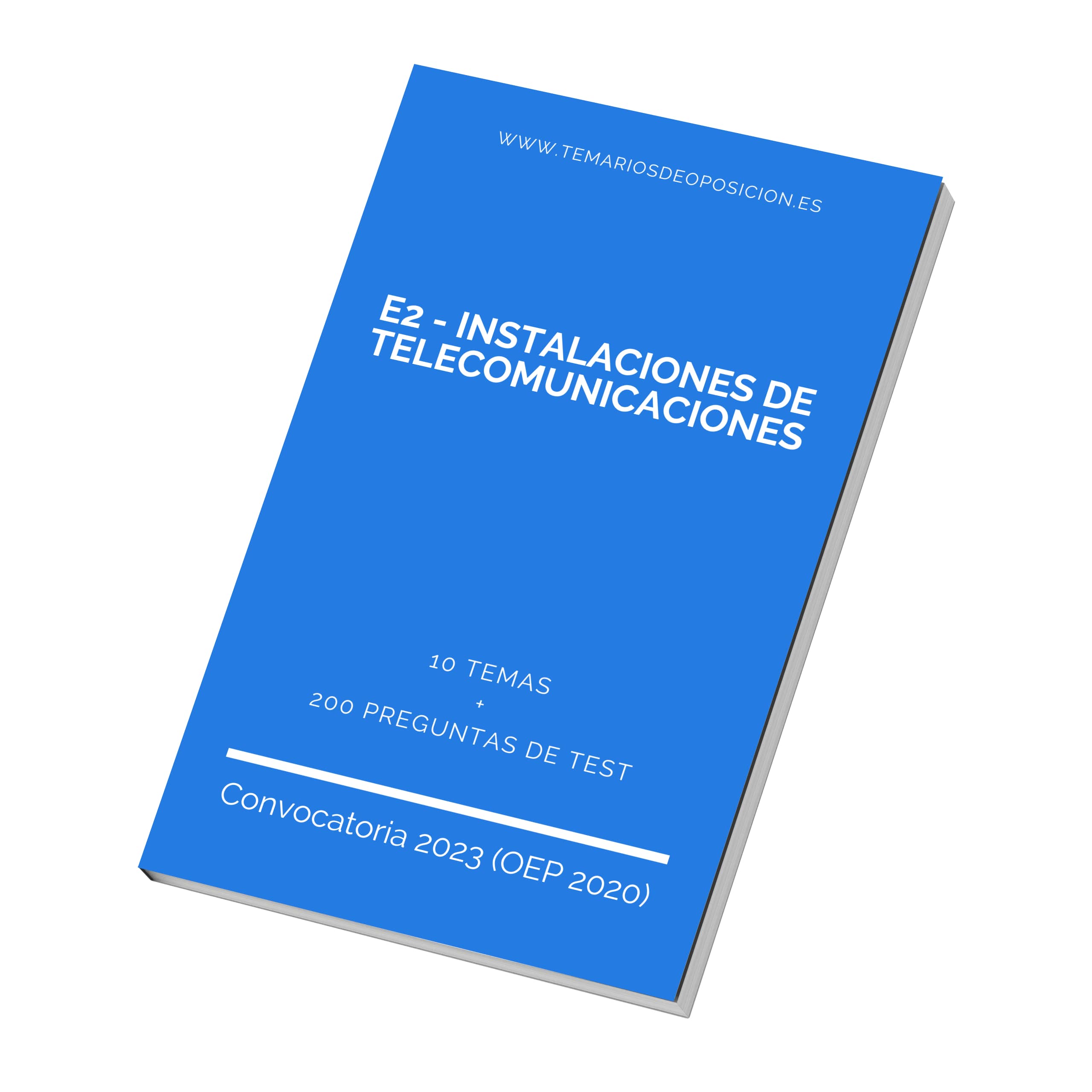 Temario de Oposición E2 - INSTALACIONES DE TELECOMUNICACIONES