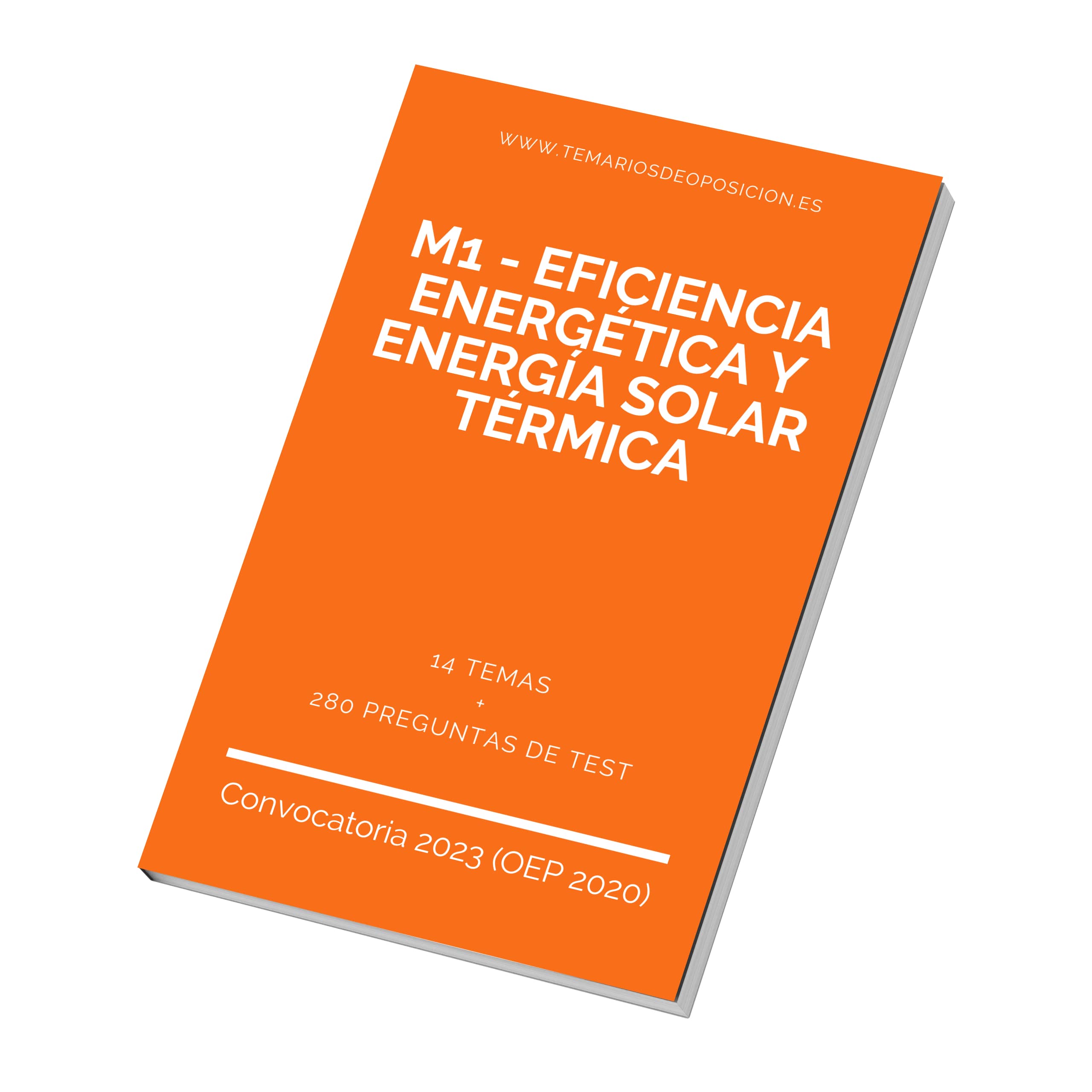 Temario Especialidad M1 - EFICIENCIA ENERGÉTICA Y ENERGÍA SOLAR TÉRMICA
