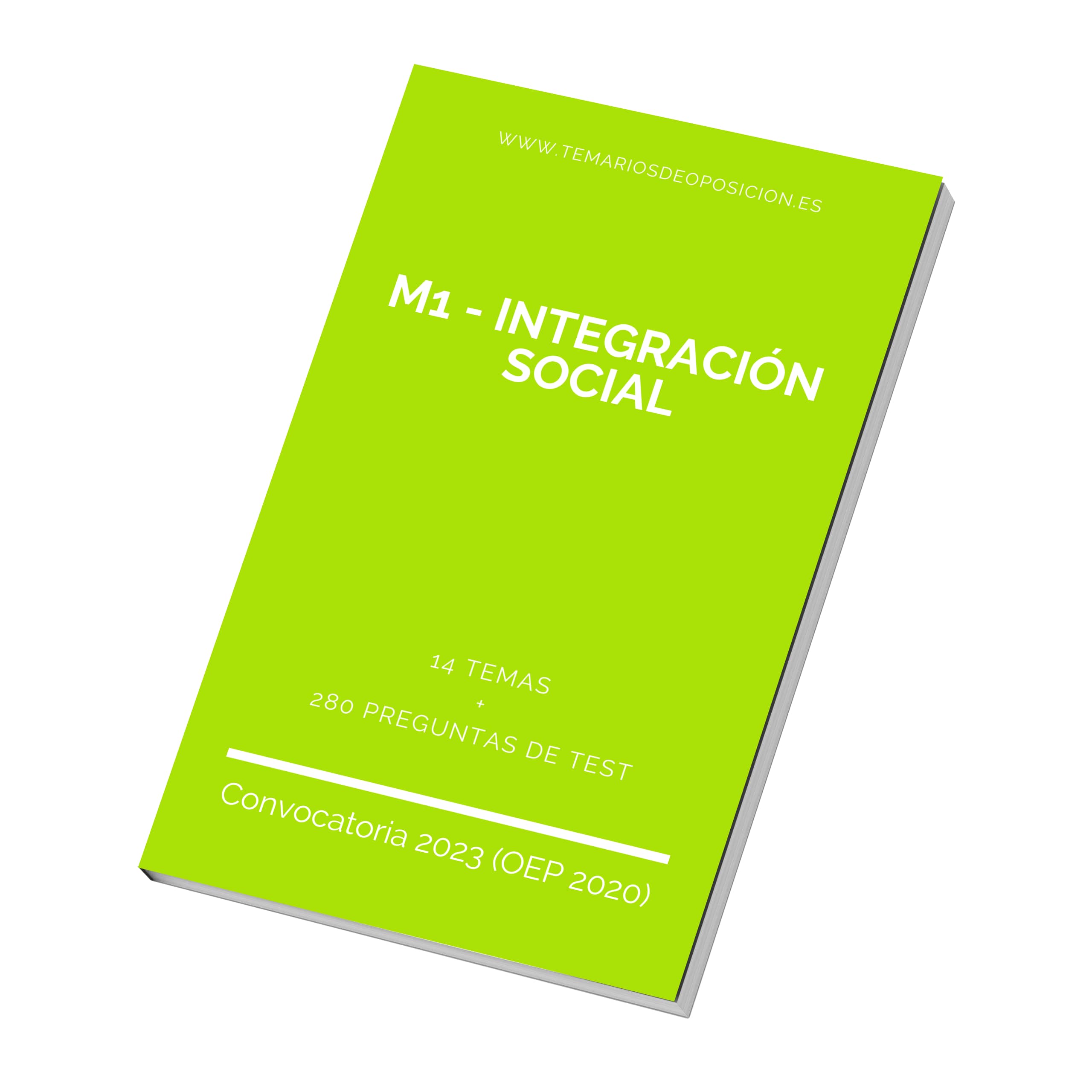 Temario Especialidad M1 - INTEGRACIÓN SOCIAL