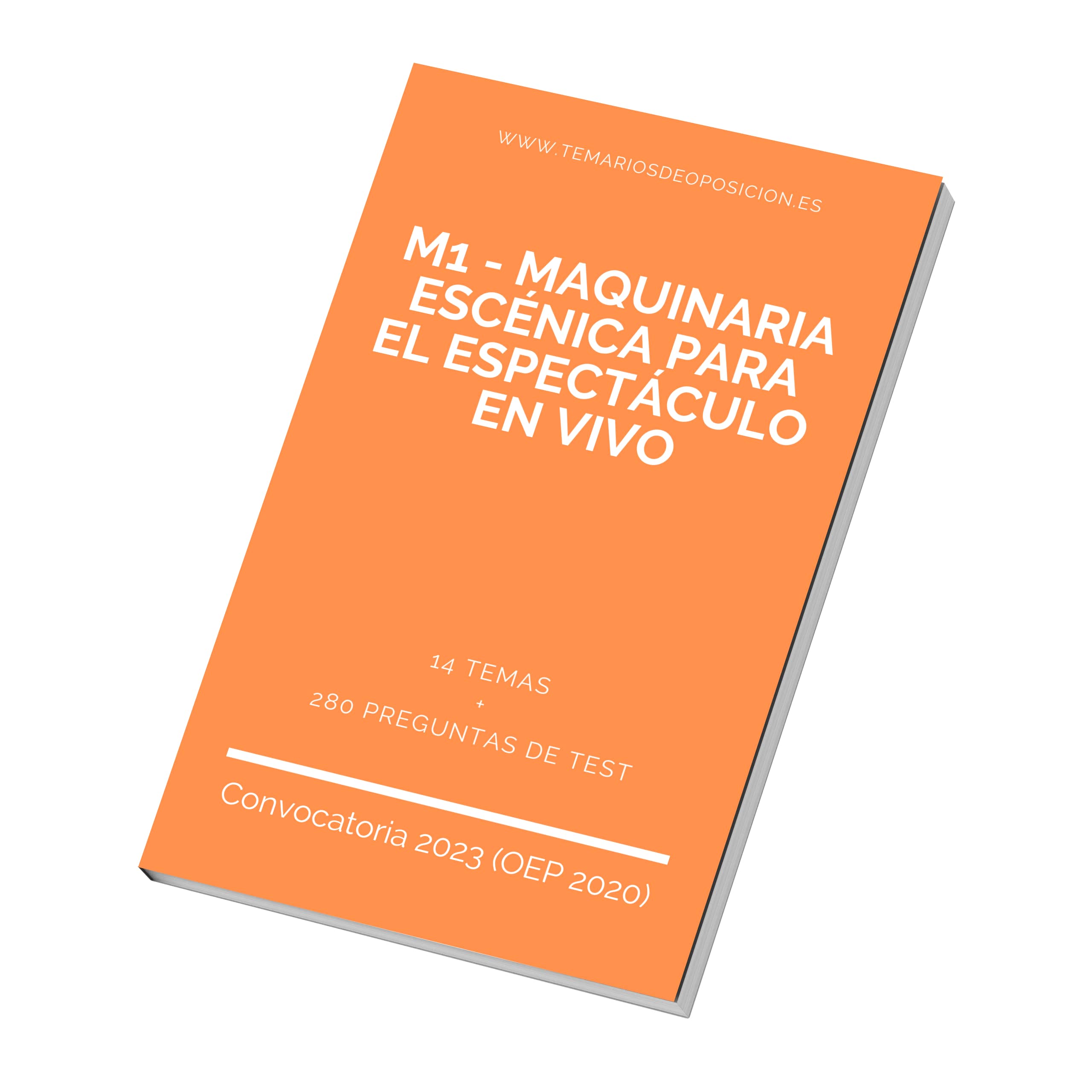 Temario Especialidad M1 - MAQUINARIA ESCÉNICA PARA EL ESPECTÁCULO EN VIVO
