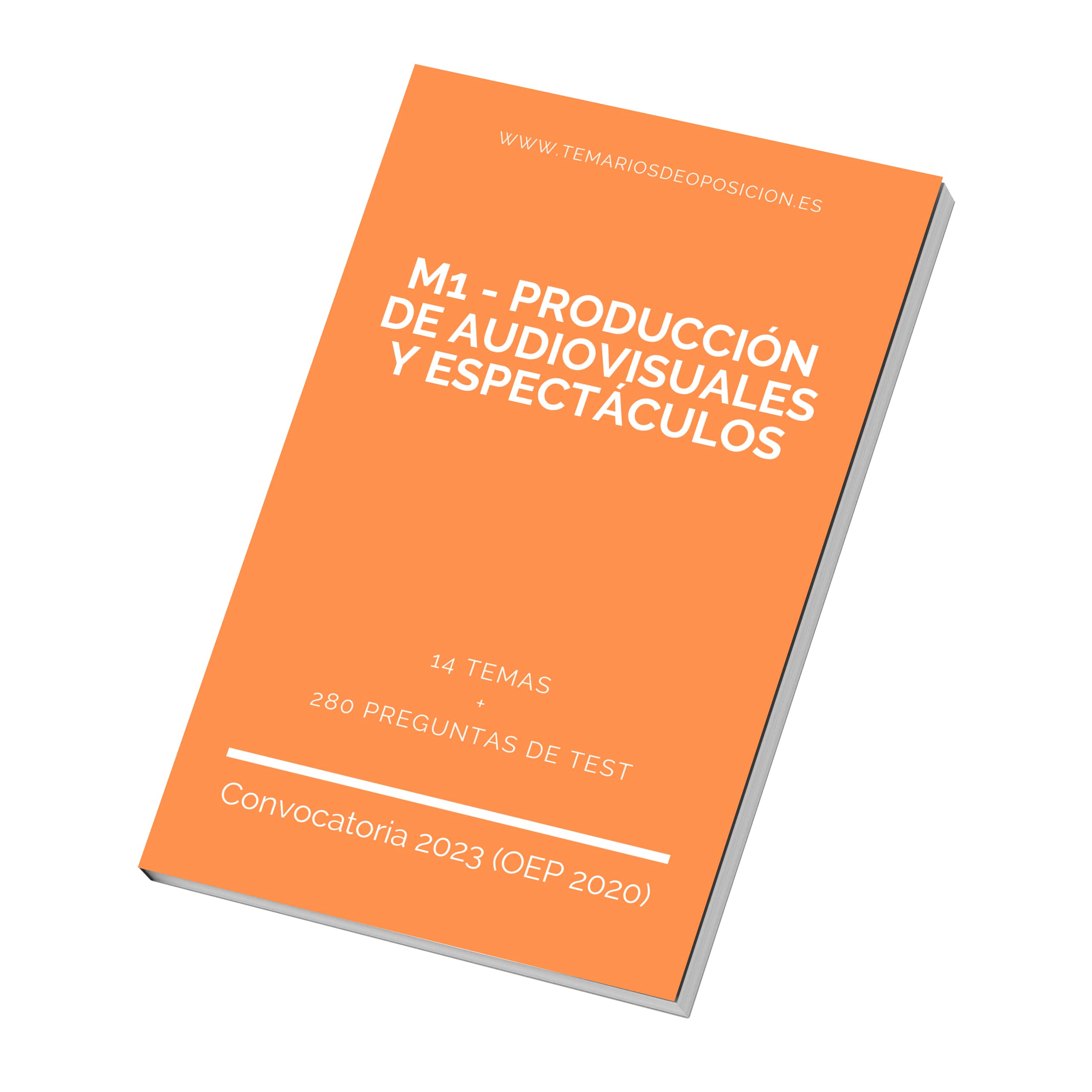 Temario Especialidad M1 - PRODUCCIÓN DE AUDIOVISUALES Y ESPECTÁCULOS
