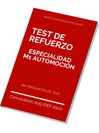 TEST DE REFUERZO Especialidad M1 AUTOMOCIÓN