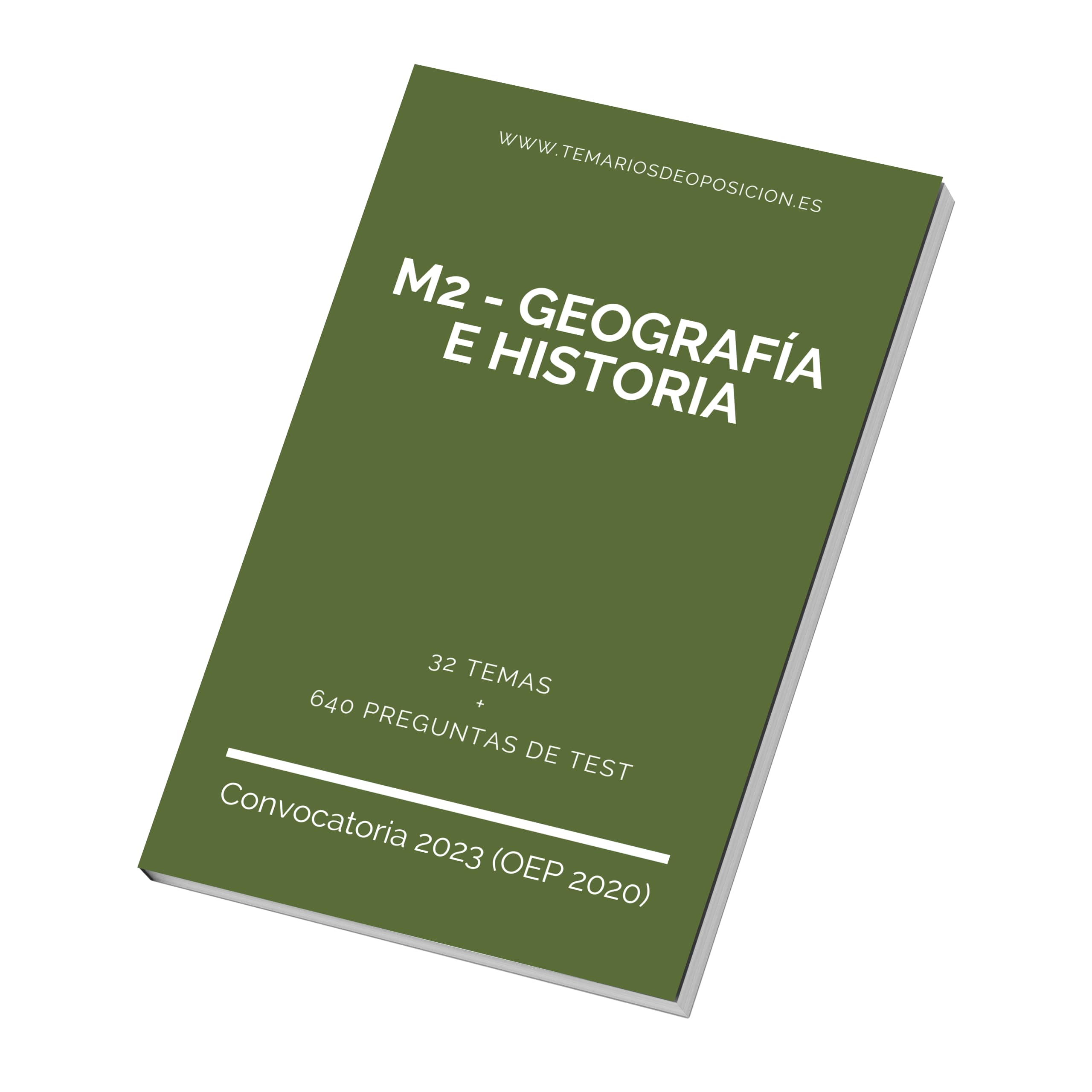 Temario Especialidad M2 - GEOGRAFÍA E HISTORIA