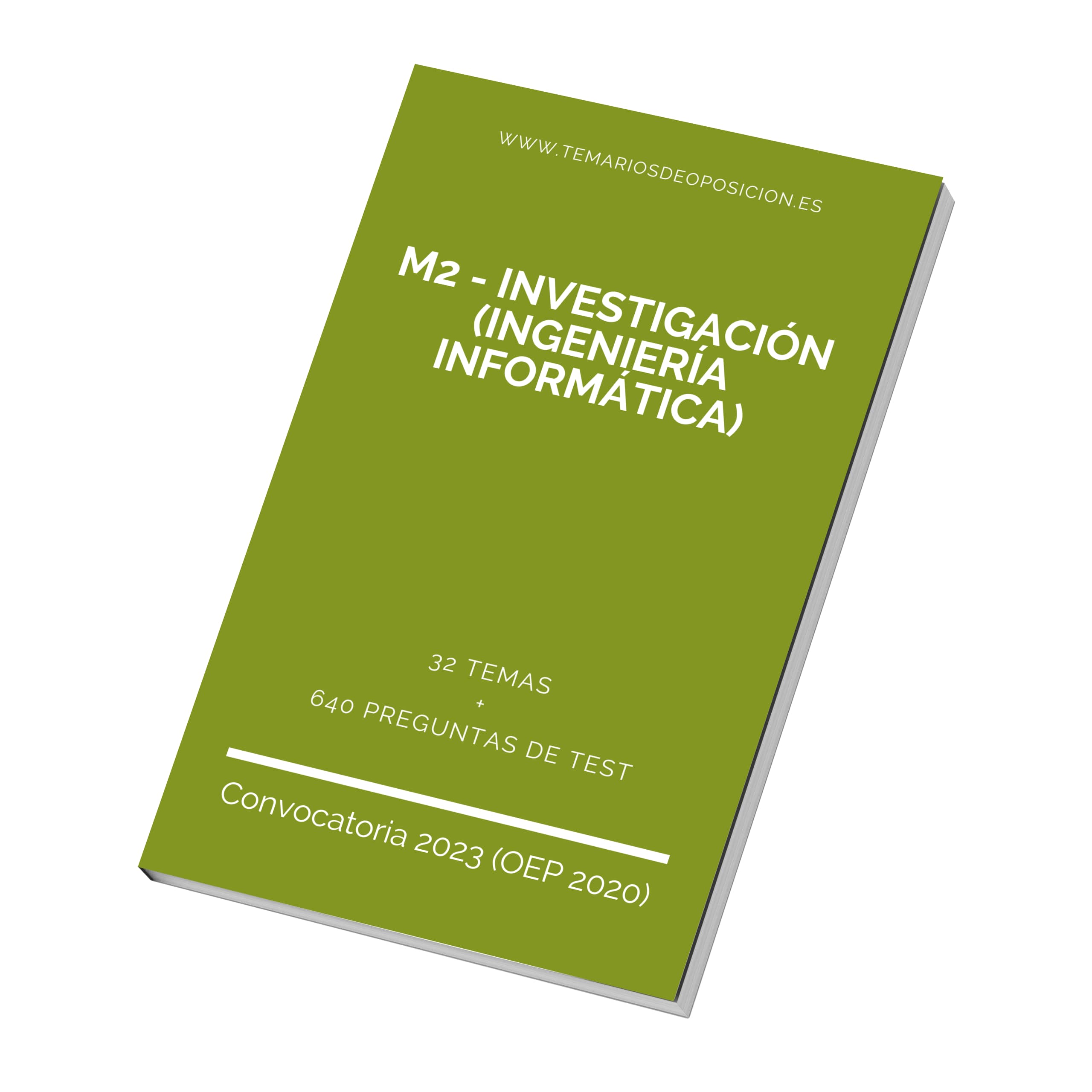 Temario Especialidad M2 - INVESTIGACIÓN (Ingeniería Informática)