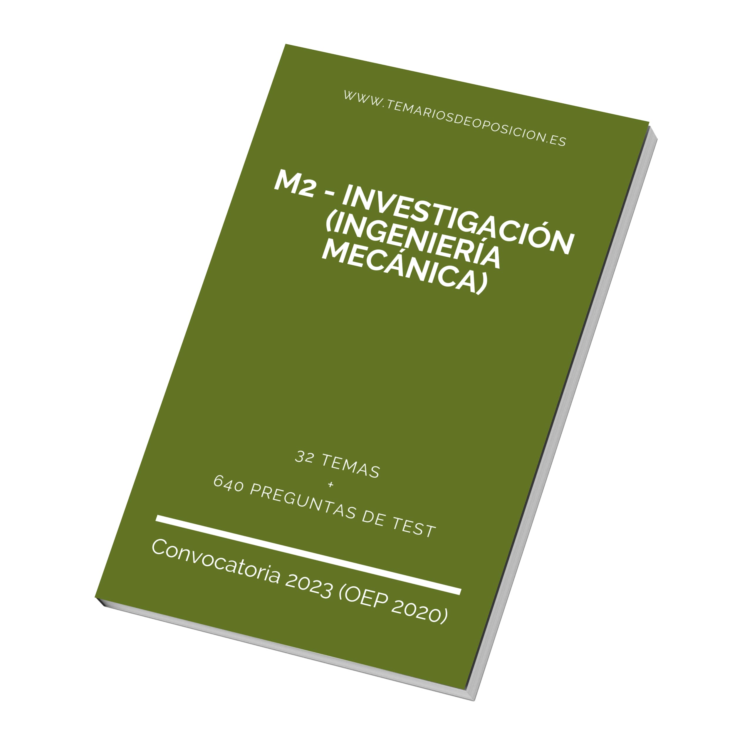 Temario Especialidad M2 - INVESTIGACIÓN (Ingeniería Mecánica)