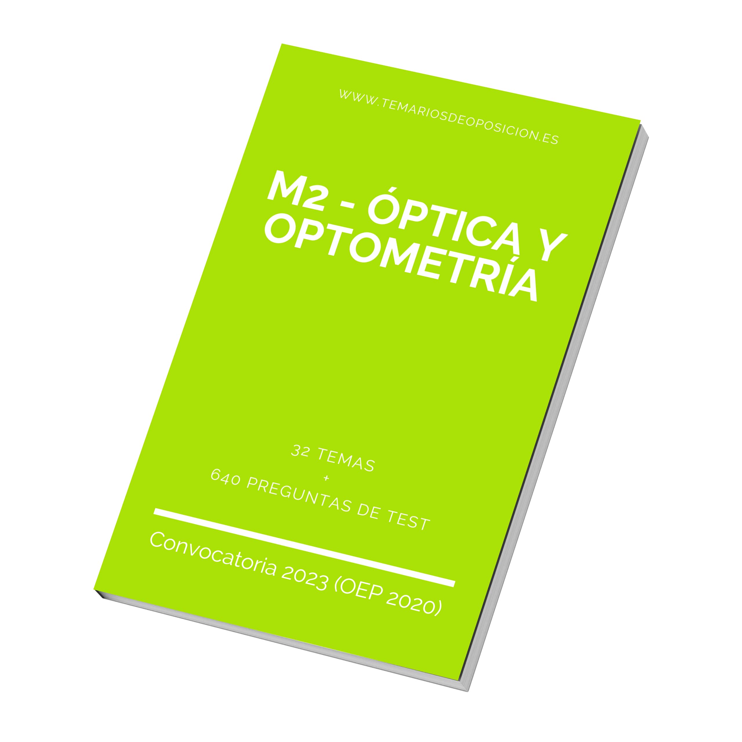 Temario Especialidad M2 - ÓPTICA Y OPTOMETRÍA