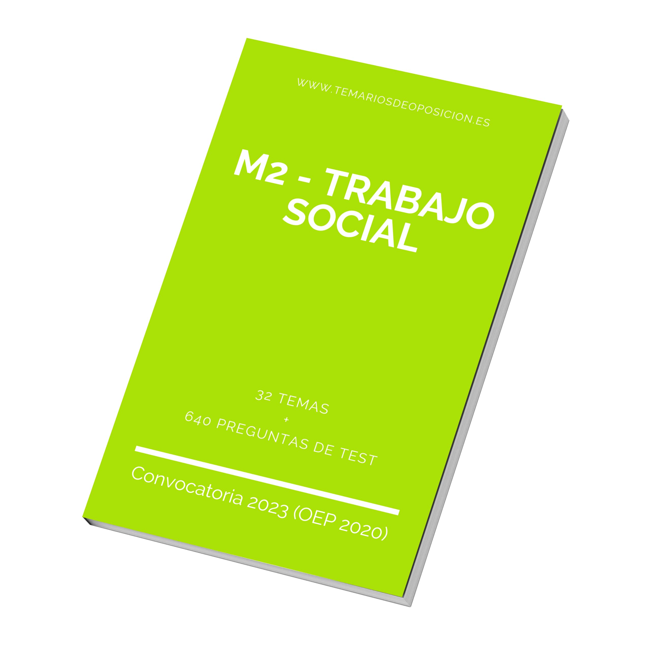 Temario Especialidad M2 - TRABAJO SOCIAL