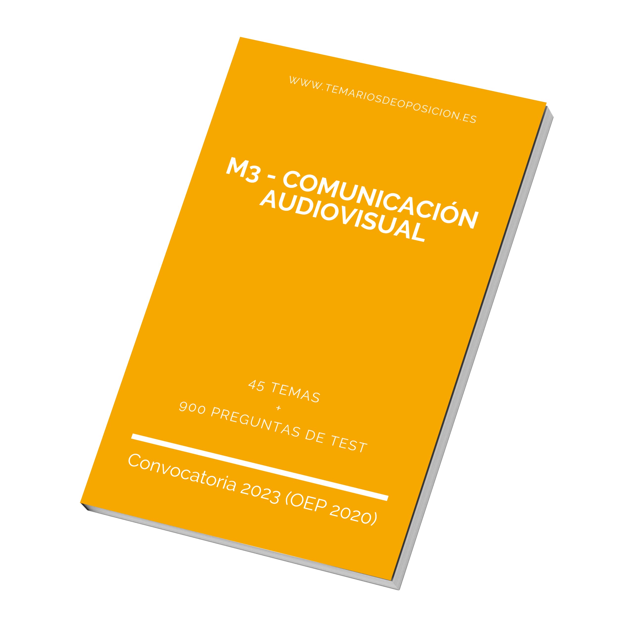 Temario Especialidad M3 - COMUNICACIÓN AUDIOVISUAL