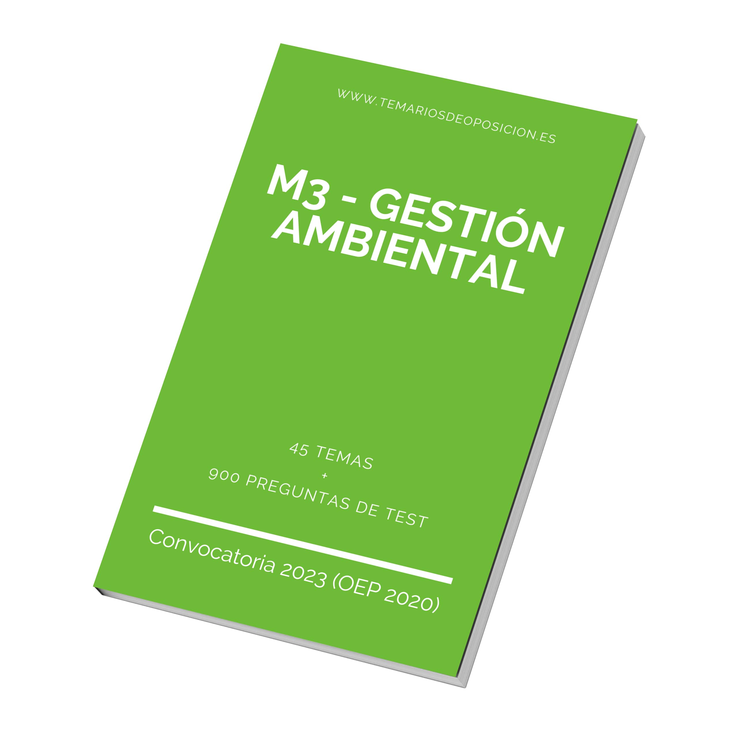 Temario Especialidad M3 - GESTIÓN AMBIENTAL