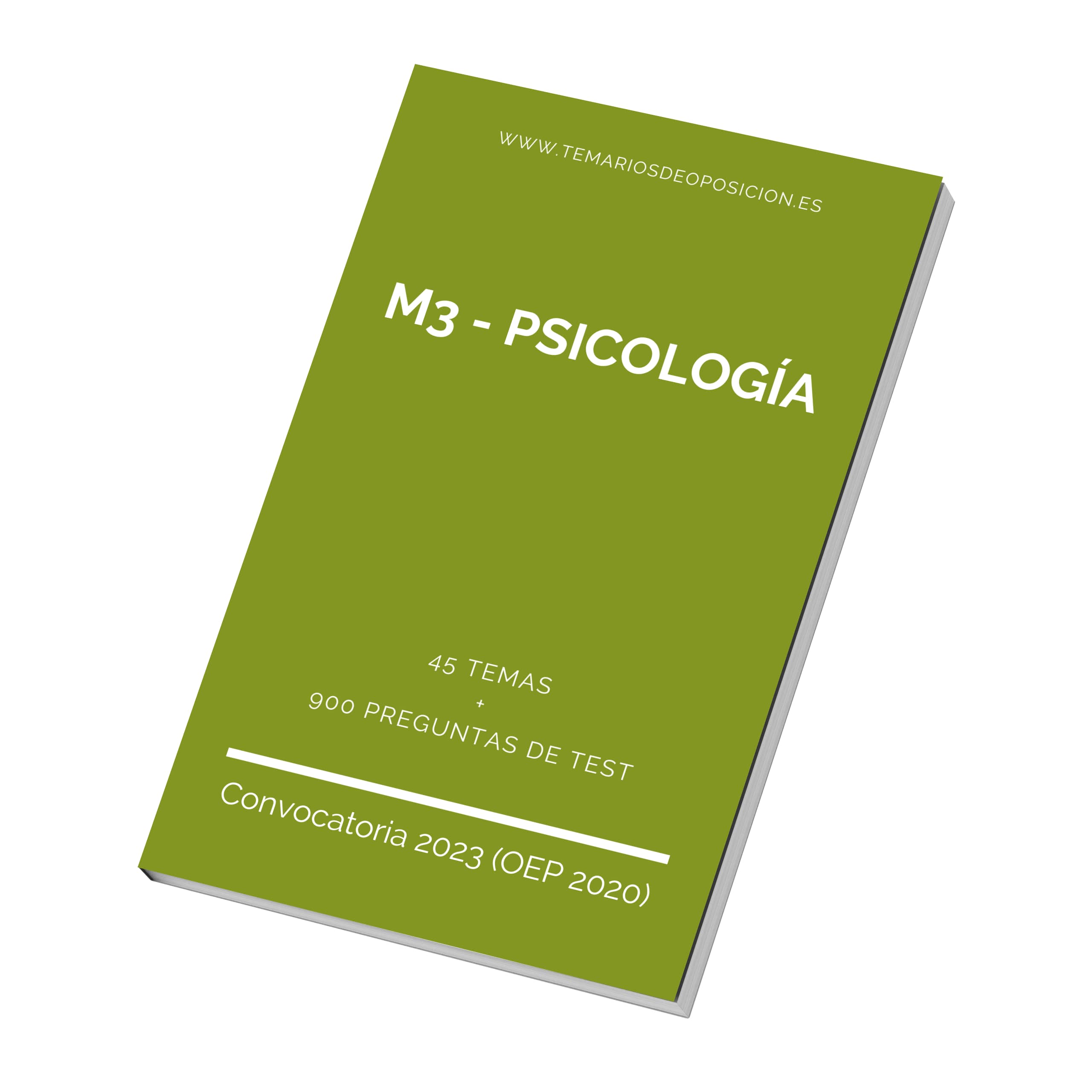 Temario Especialidad M3 - PSICOLOGÍA