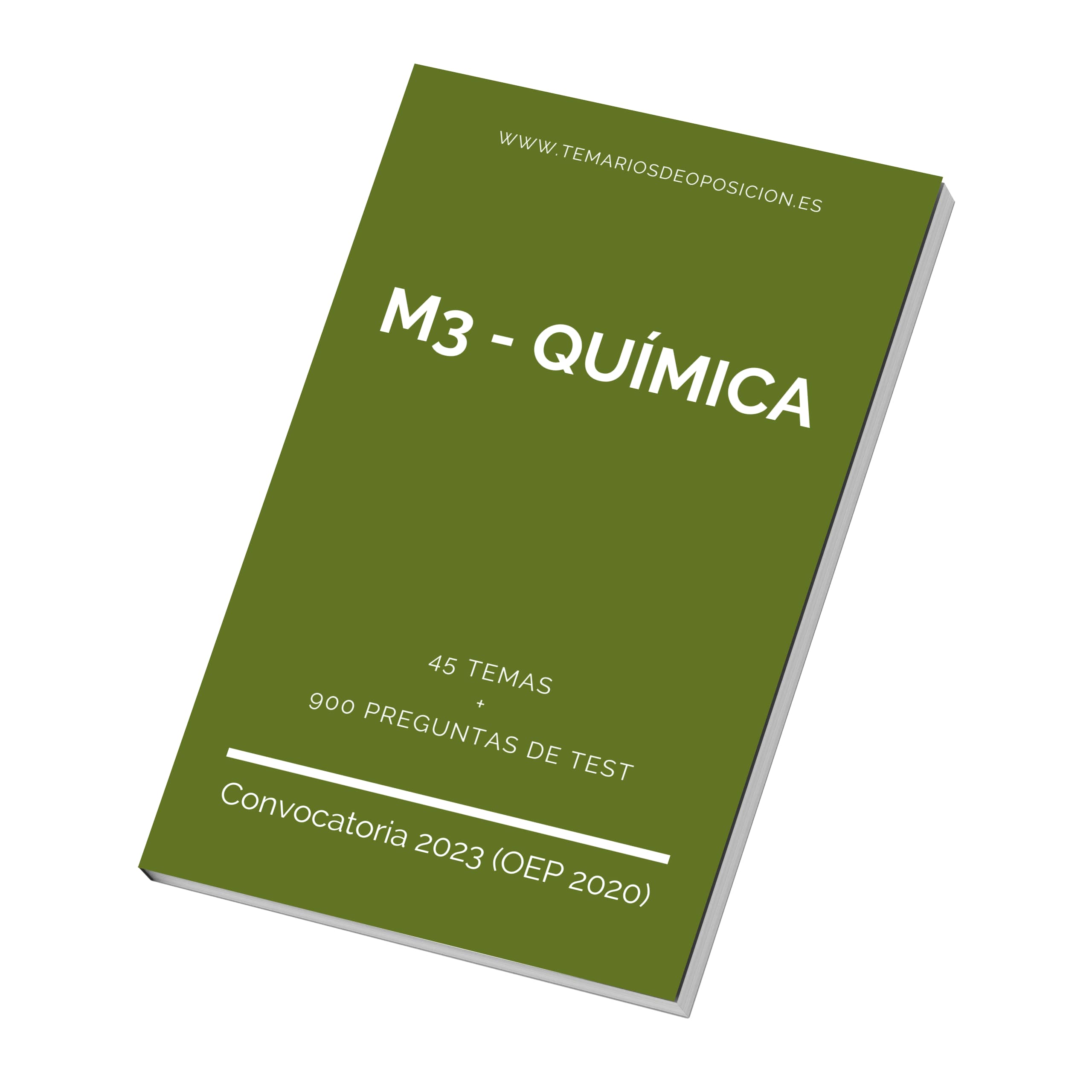 Temario Especialidad M3 - QUÍMICA