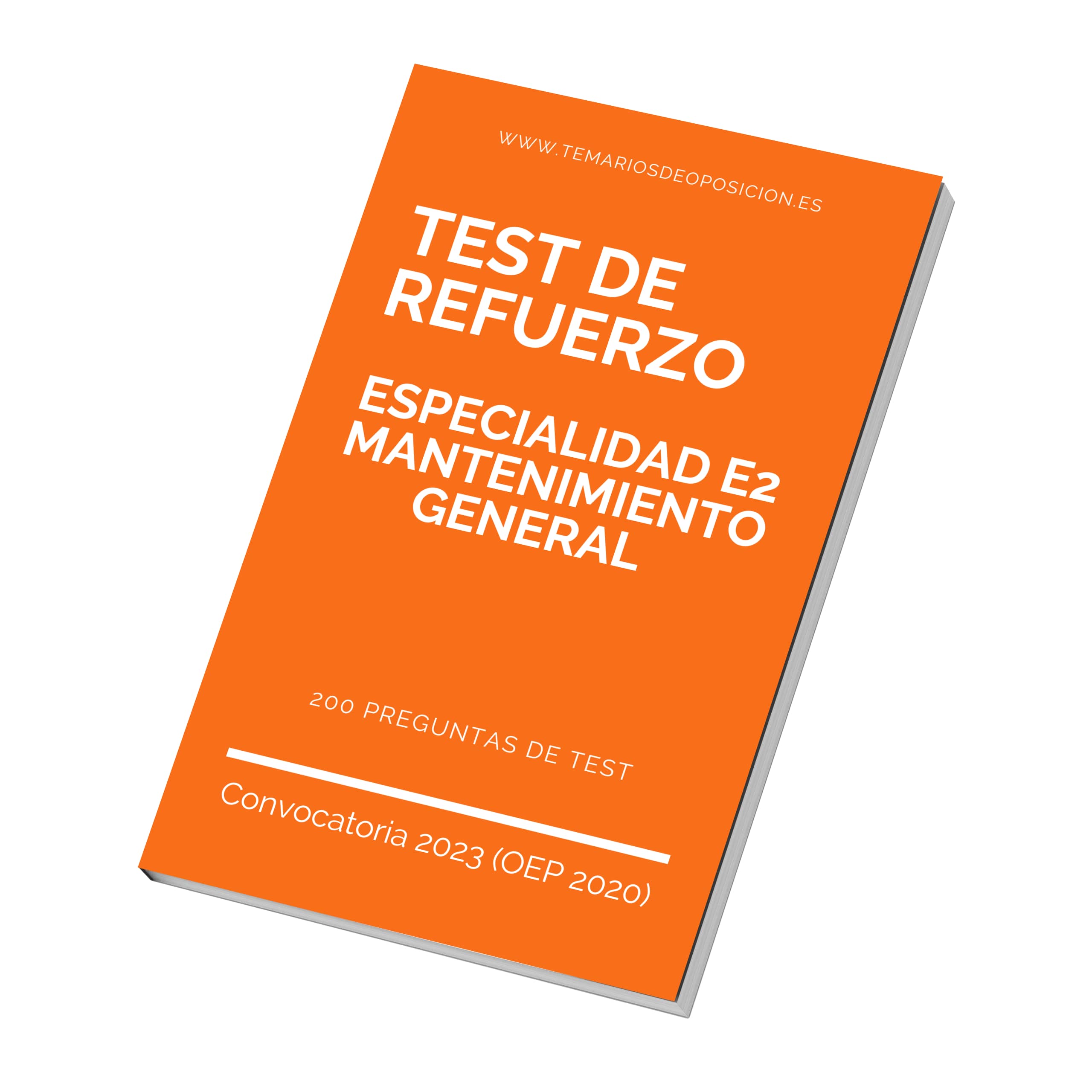 TEST DE REFUERZO Especialidad E2 MANTENIMIENTO GENERAL