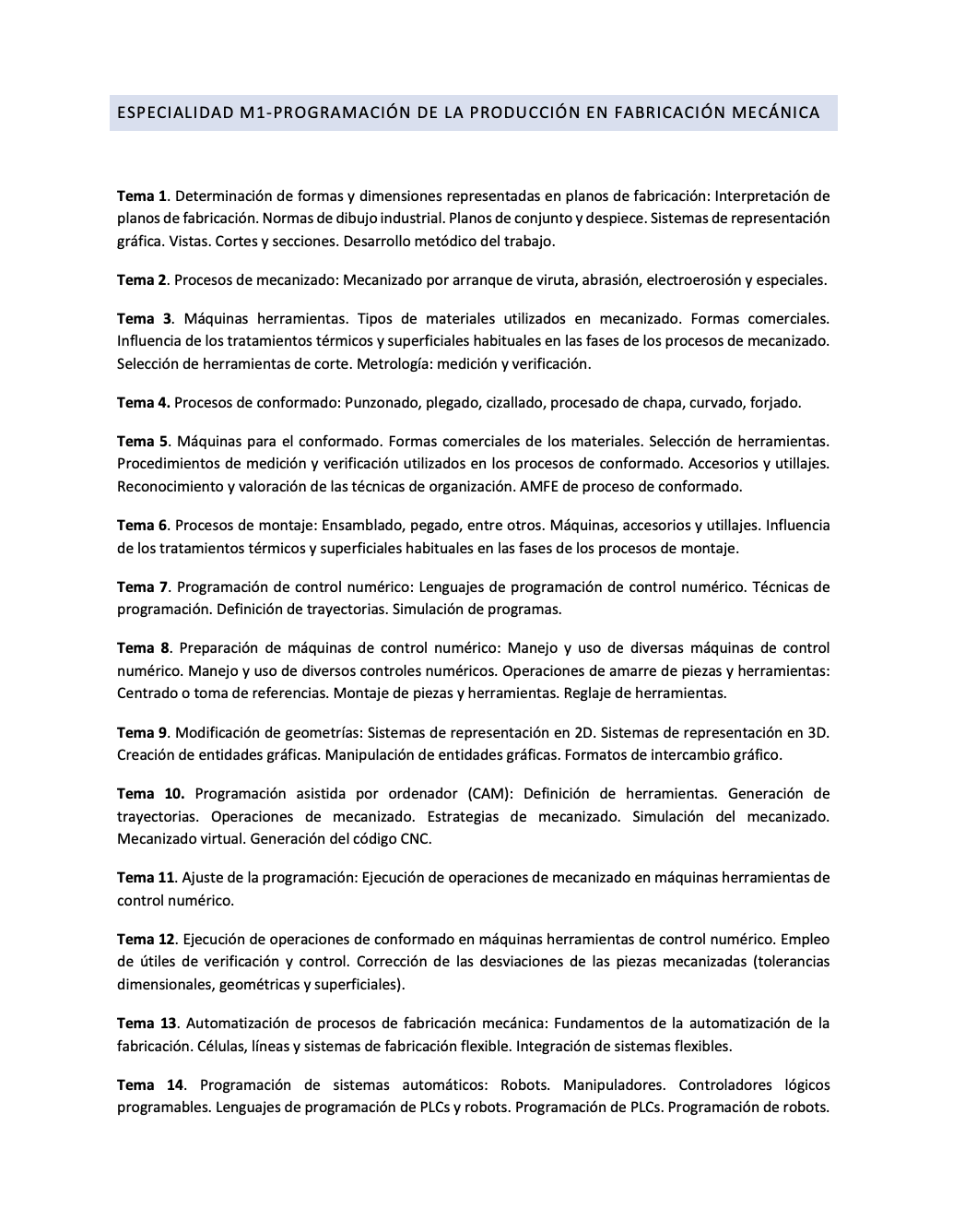 TEST DE REFUERZO M1 PROGRAMACIÓN DE LA PRODUCCIÓN EN FABRICACIÓN MECÁNICA - Imagen 3