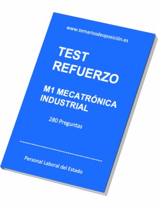 Portada del TEST DE REFUERZO Especialidad M1 MECATRÓNICA INDUSTRIAL